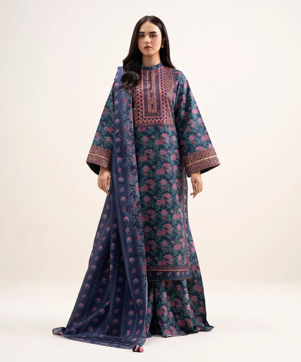 Sapphire - 3 Piece - Embroidered Lawn Suit