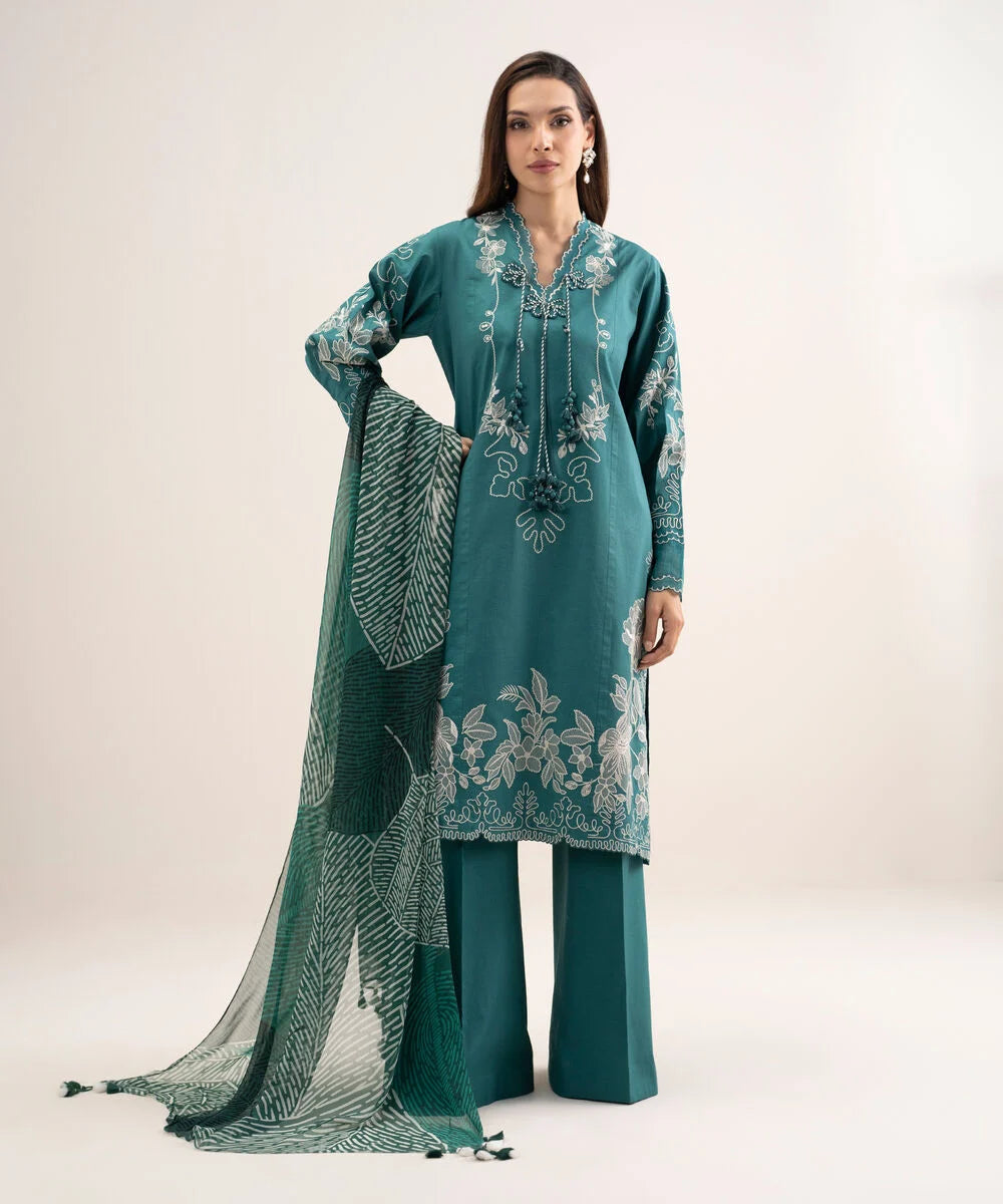 Sapphire - 3 Piece - Embroidered Lawn Suit