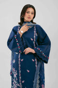 Nishat - 3 Piece - Digital Printed Embroidered Suit