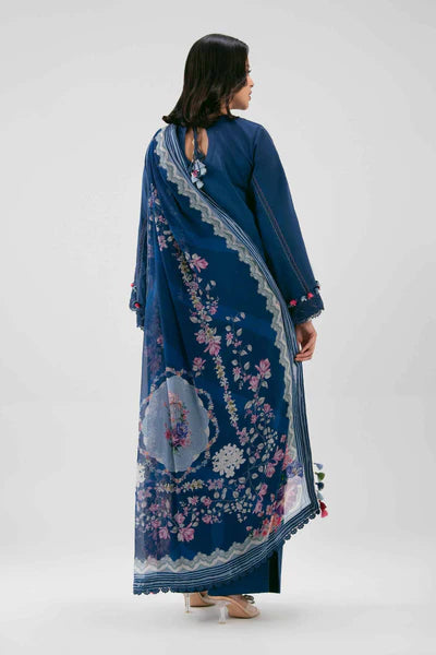 Nishat - 3 Piece - Digital Printed Embroidered Suit