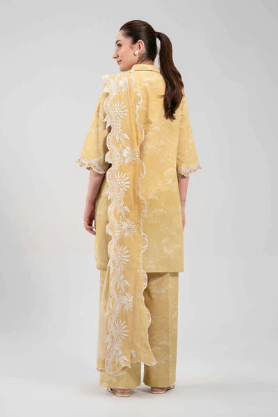 Nishat - 3 Piece - Digital Printed Embroidered Suit