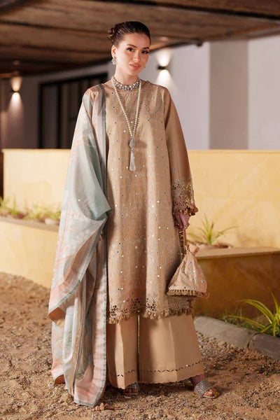 Nishat - 3 Piece - Digital Printed Embroidered Suit