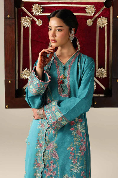 Nishat- 3 Piece - Embroidered Suit