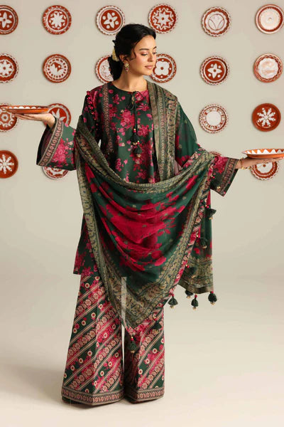 Nishat- 3 Piece - Printed Suit