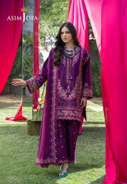 Asim Jofa - AJULW-07 Embroidered Lawn 3 Pcs