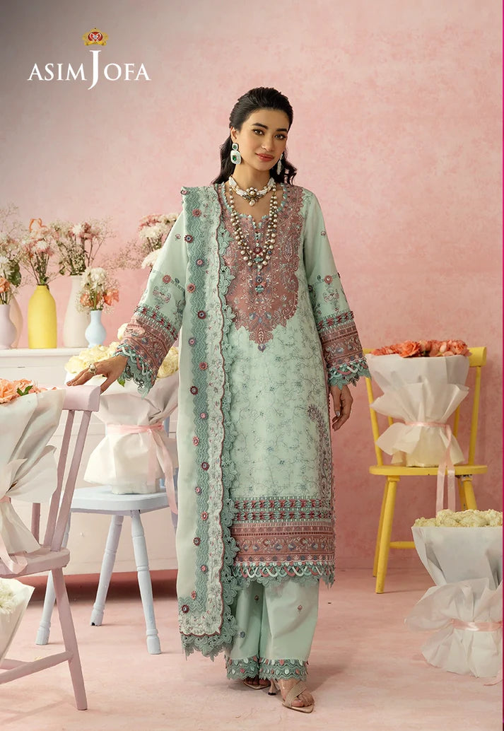 Asim Jofa - AJULW-08 Embroidered Lawn 3 Pcs