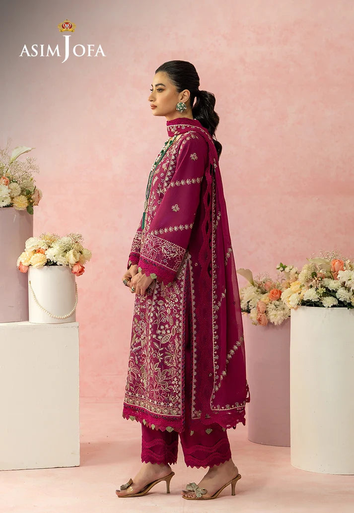 Asim Jofa - AJULW-02 Embroidered Lawn 3 Pcs
