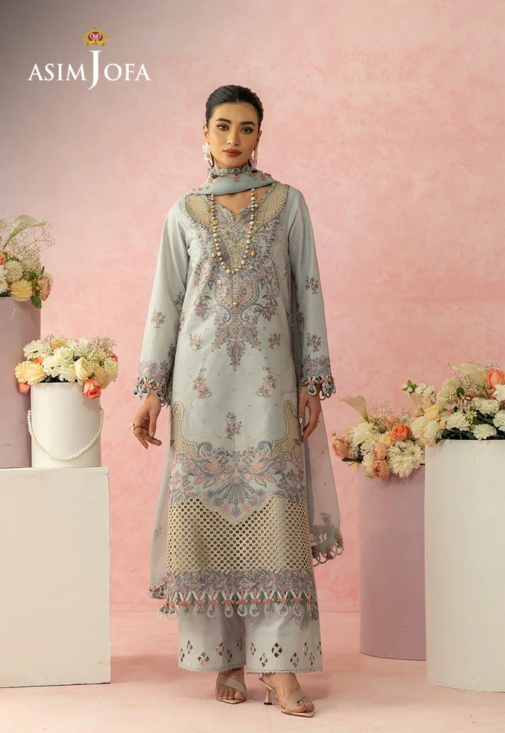 Asim Jofa - AJULW-01 Embroidered Lawn 3 Pcs
