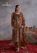 Asim Jofa - AJULN-03 Embroidered Chiffon 3 Pcs