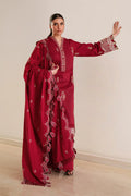 Loome - Crimson - Luxury Lawn Suit