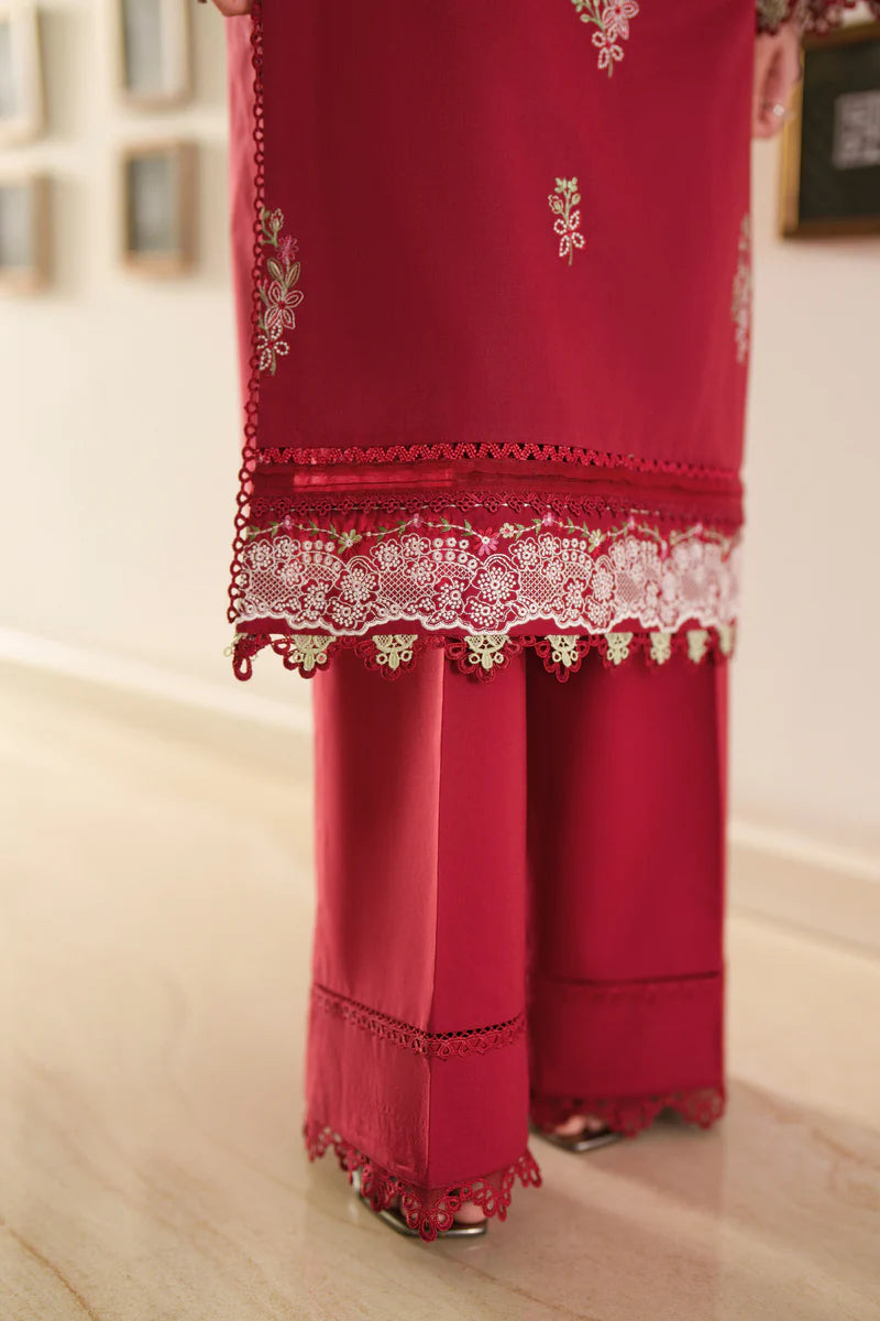 Loome - Crimson - Luxury Lawn Suit