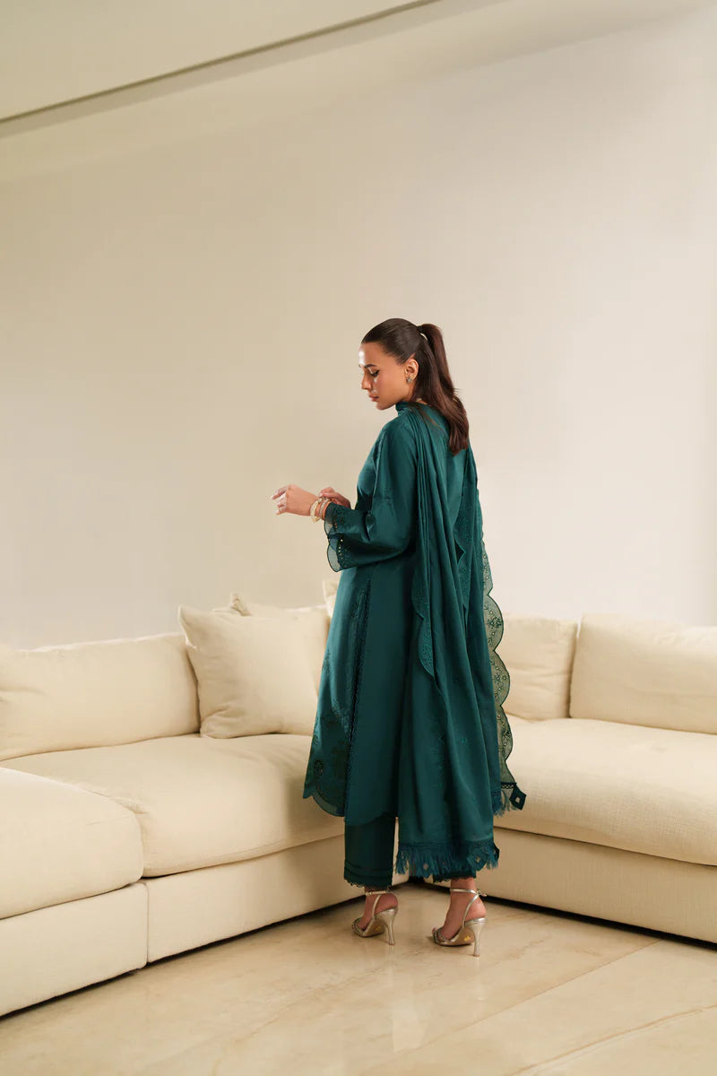 Loome - Deep Emerald - Luxury Lawn Suit