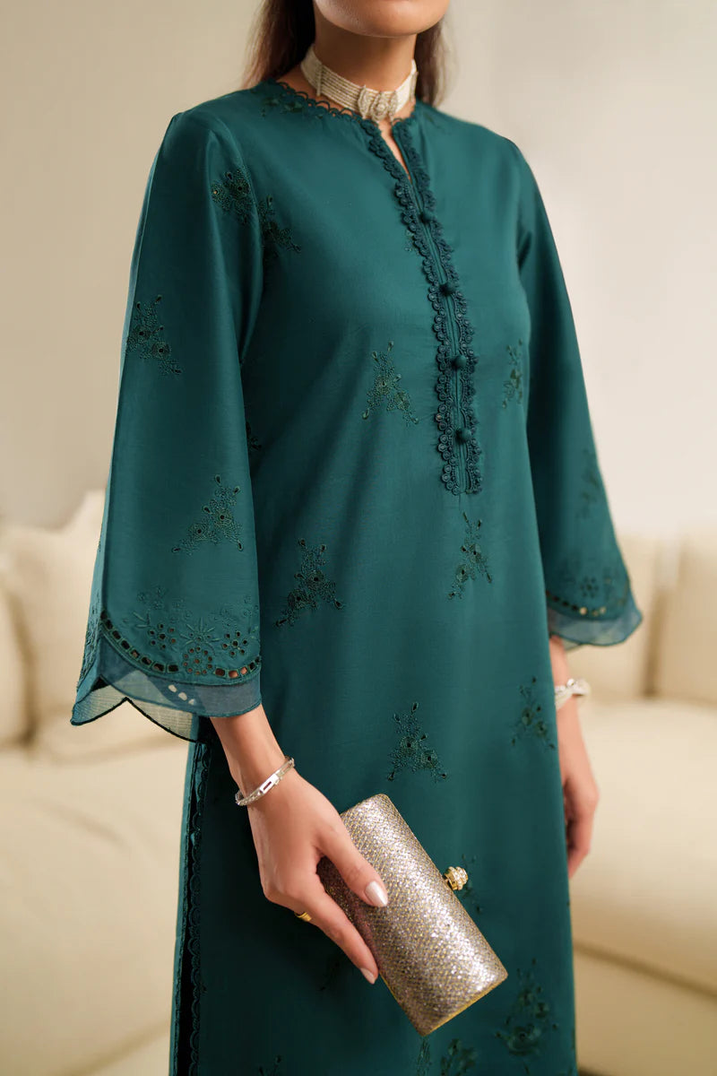 Loome - Deep Emerald - Luxury Lawn Suit