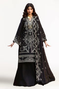 Ideas - 3 Piece Embroidered Lawn Suit with Embroidered Chiffon Dupatta