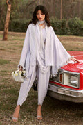 Ideas - 3 Piece Embroidered Lawn Suit with Embroidered Chiffon Dupatta