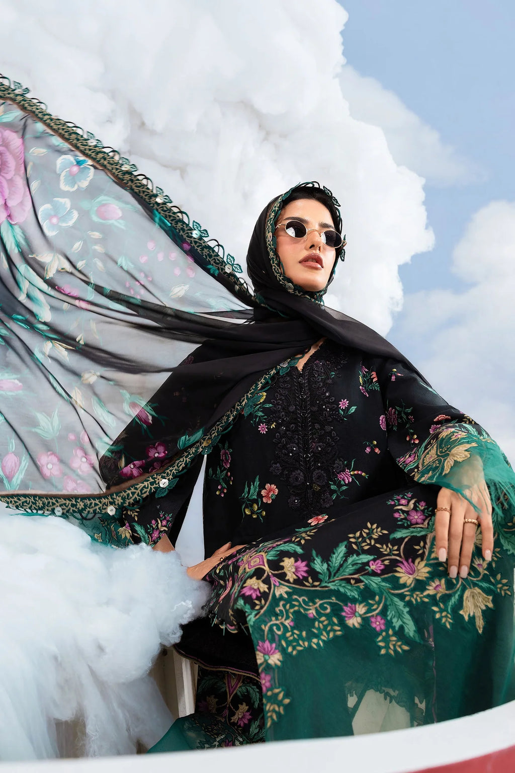 Maria.B - 3 Pc Embroidered Lawn Suit