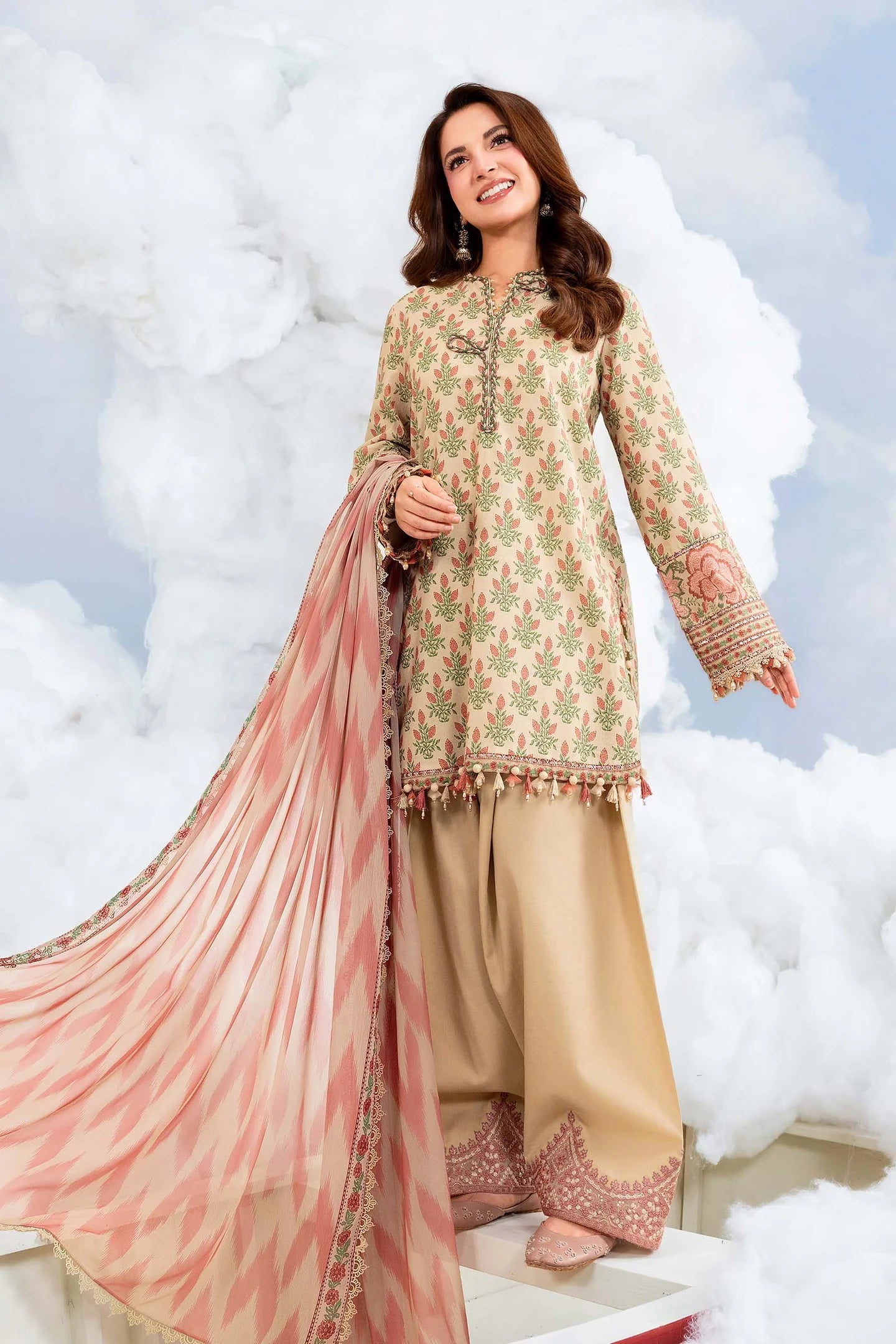 Maria.B - 3 Pc Embroidered Lawn Suit