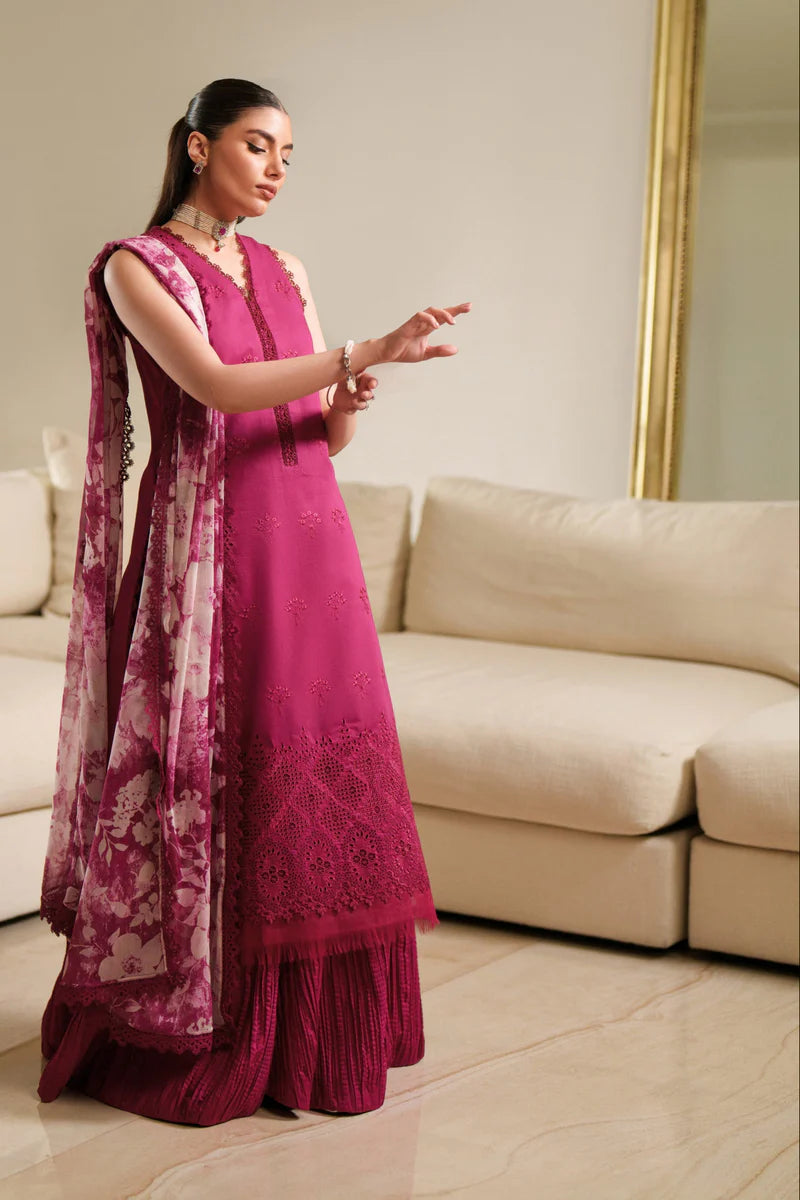 Loome - Mulberry Lattice - Luxury Lawn Suit