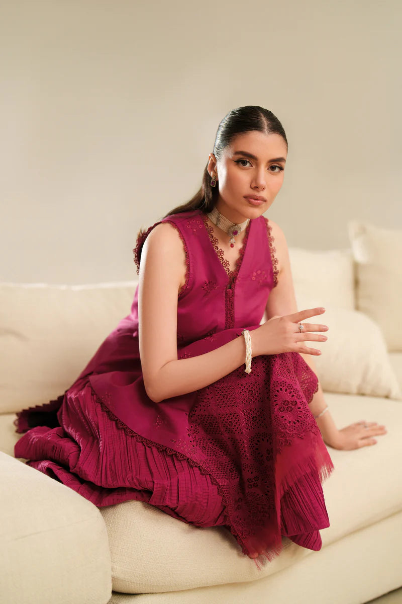 Loome - Mulberry Lattice - Luxury Lawn Suit