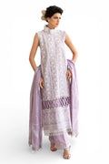 Ideas - 3 Piece Embroidered Lawn Suit with Dupatta