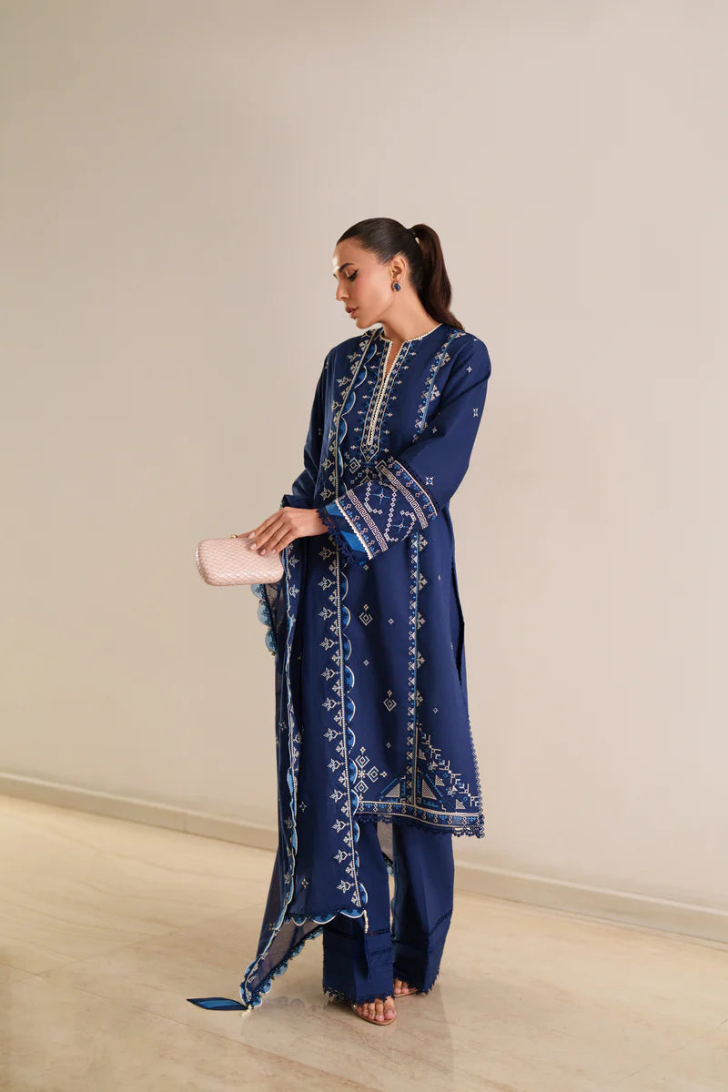 Loome - Sapphire - Luxury Lawn Suit