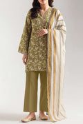 Saya - Printed Lawn 2 Piece (Shirt/Dupatta)