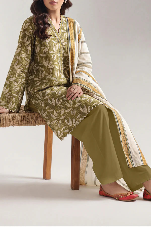 Saya - Printed Lawn 2 Piece (Shirt/Dupatta)