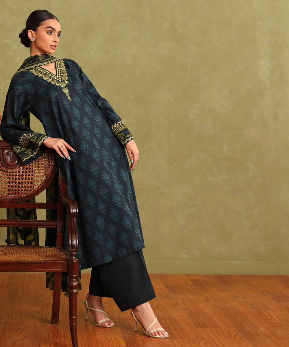 Sapphire - 3 Piece - Embroidered Lawn Suit