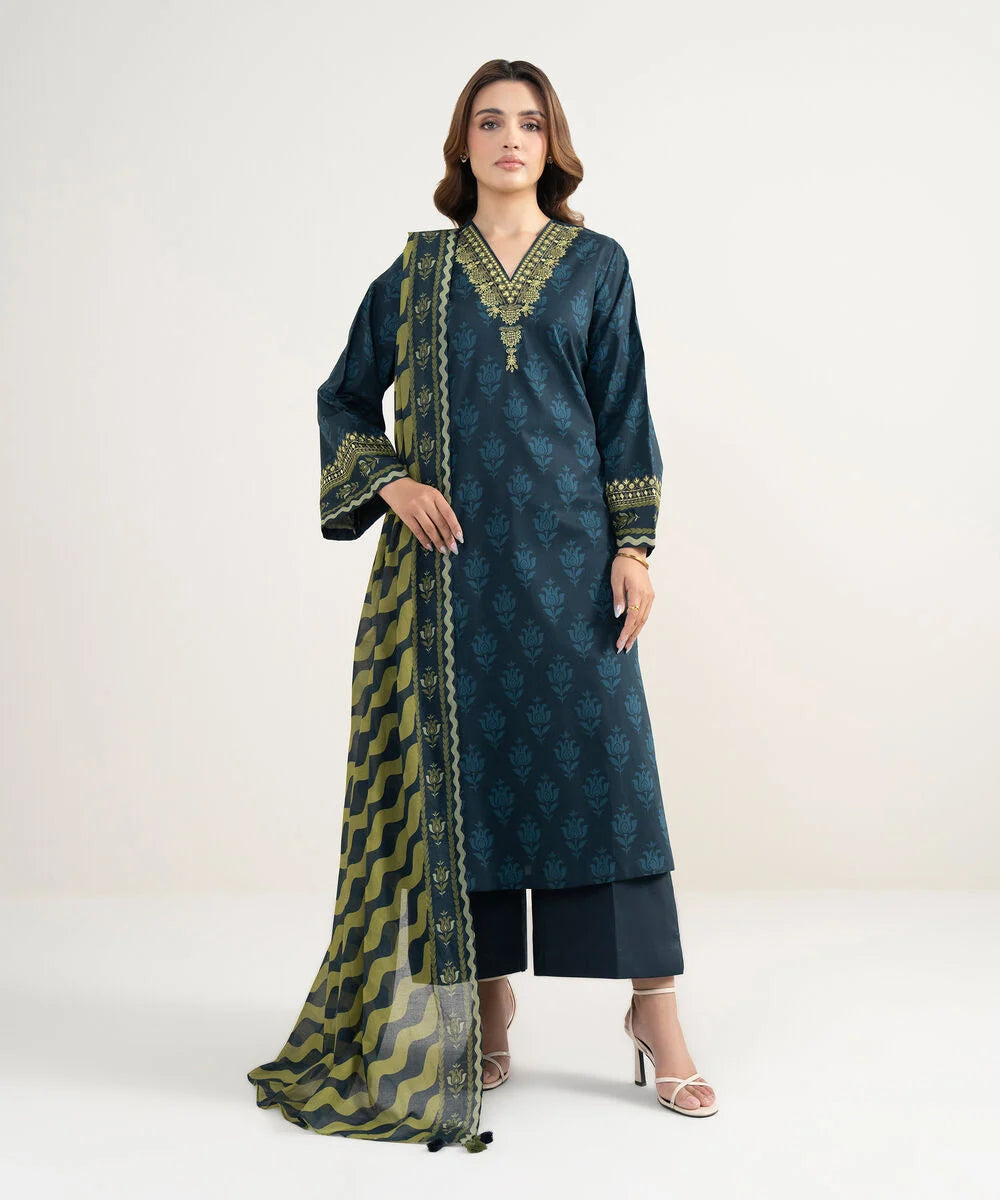 Sapphire - 3 Piece - Embroidered Lawn Suit