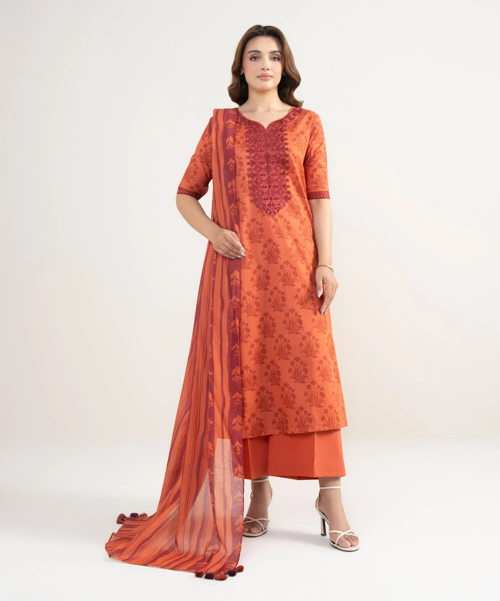 Sapphire - 3 Piece - Embroidered Lawn Suit