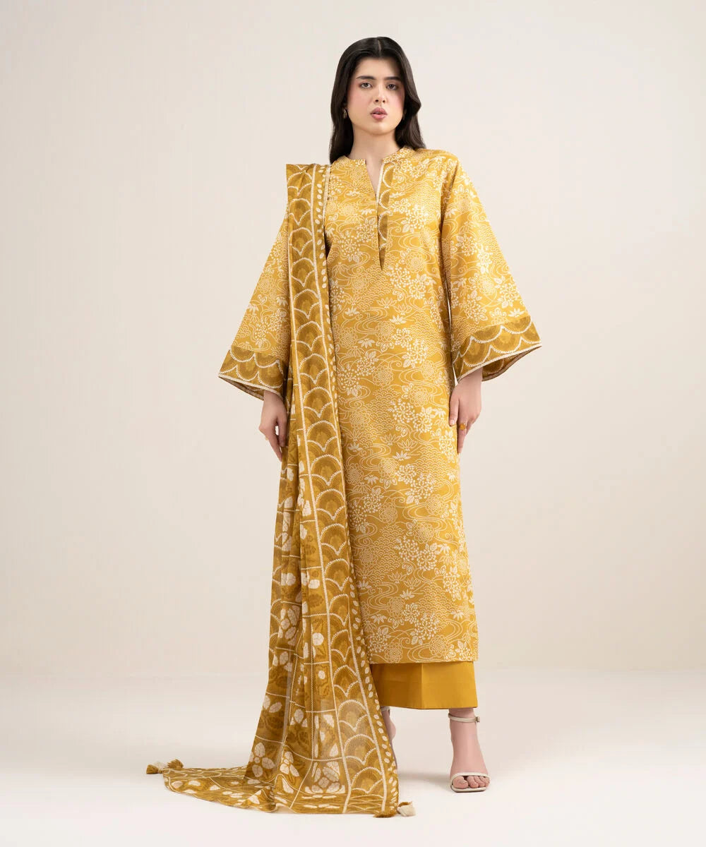 Sapphire - 3 Piece - Printed Lawn Suit