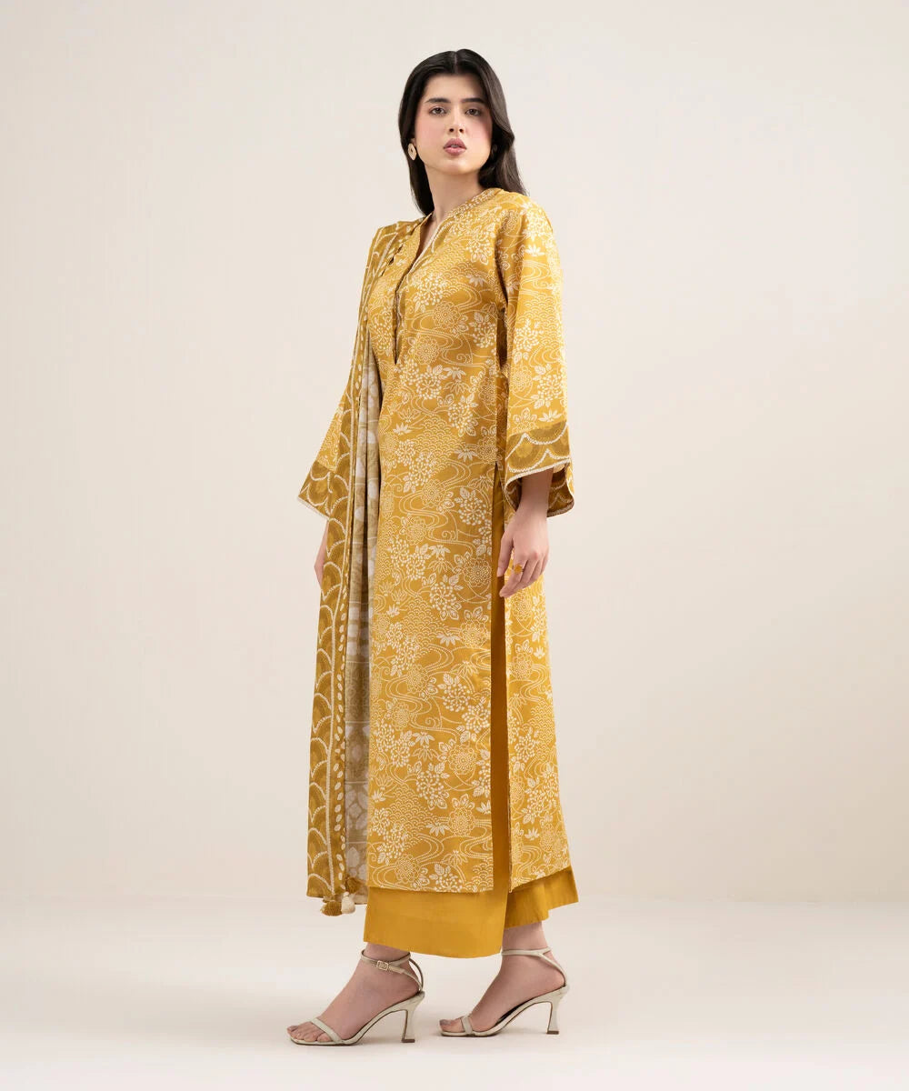 Sapphire - 3 Piece - Printed Lawn Suit
