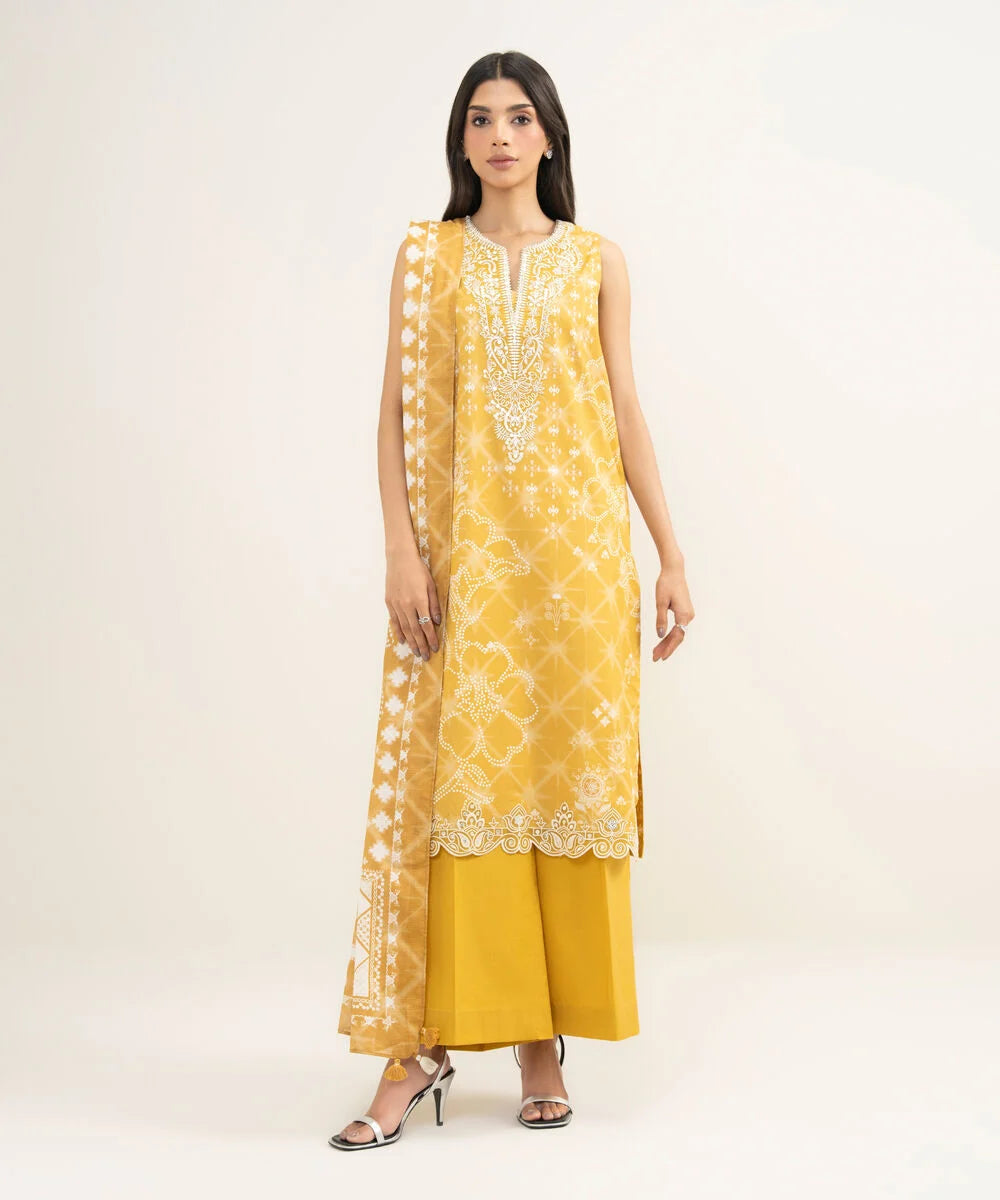Sapphire - 3 Piece - Embroidered Lawn Suit