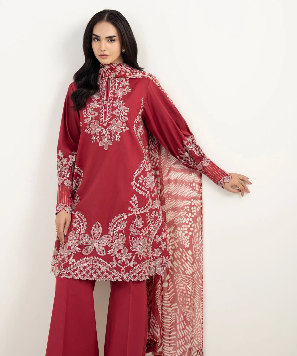 Sapphire - 3 Piece - Embroidered Lawn Suit