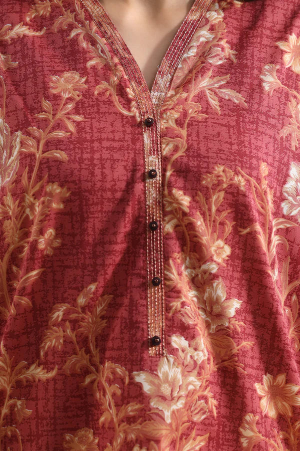 Saya - Printed Lawn 2 Piece (Shirt/Dupatta)